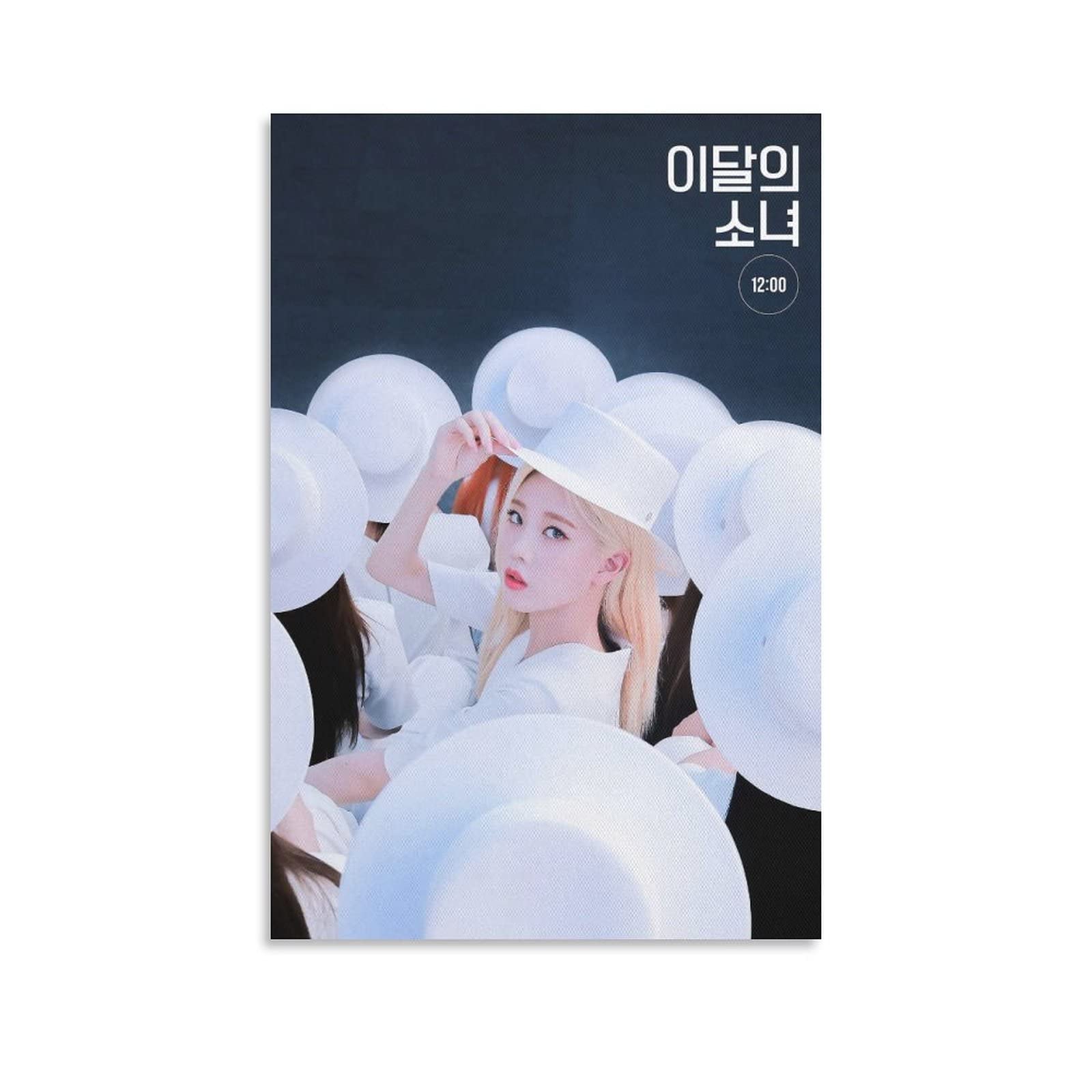 Kim Lip Loona 12：00 Midnight Teaser Why Not Ver.1 Kpop Girl Group Band Idol Prints Painting Nordic Decoration Living Room Home Decor 08x12inch(20x30cm)