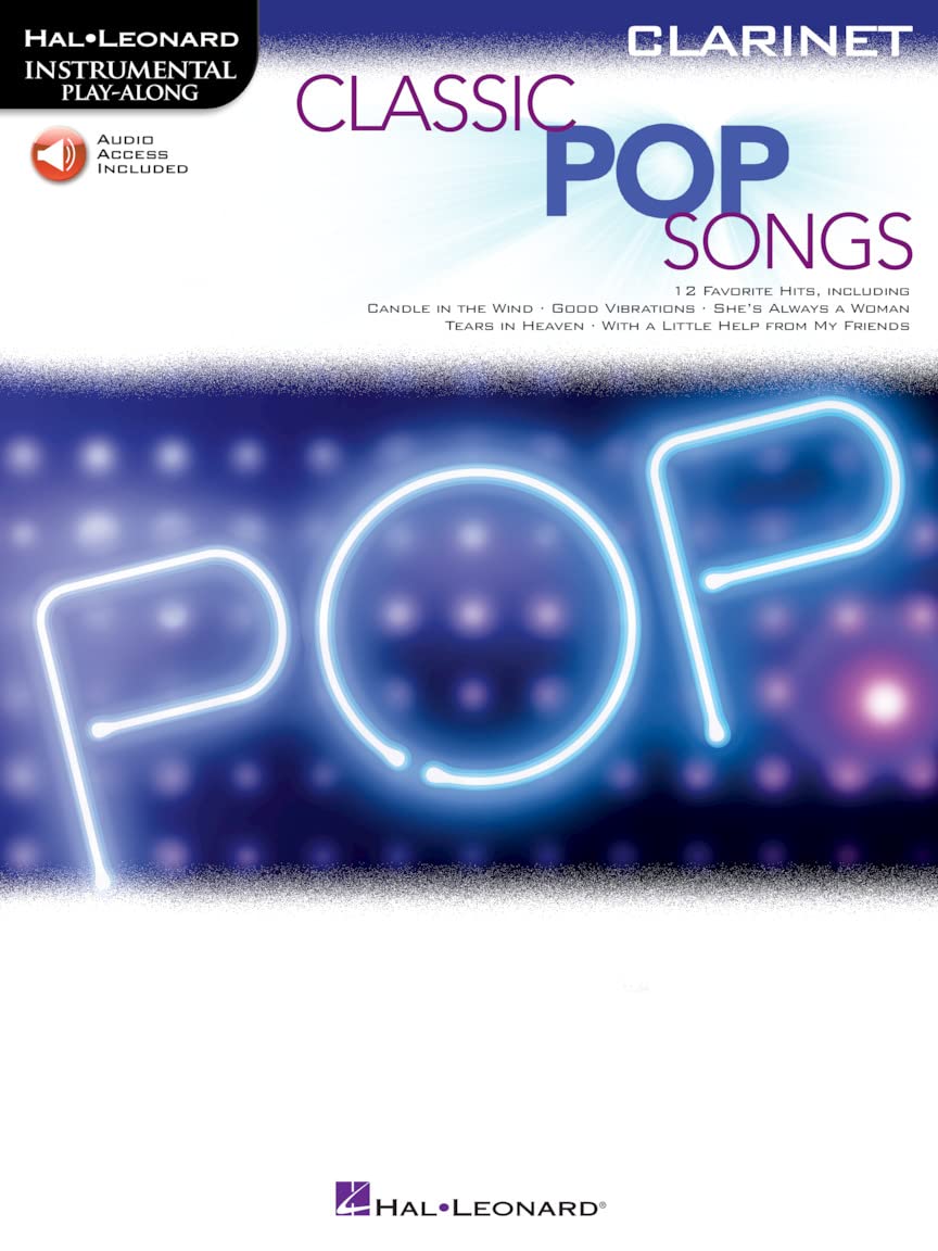Classic pop songs +enregistrements online: Instrumental Play-Along (Hal Leonard Instrumental Play-along)