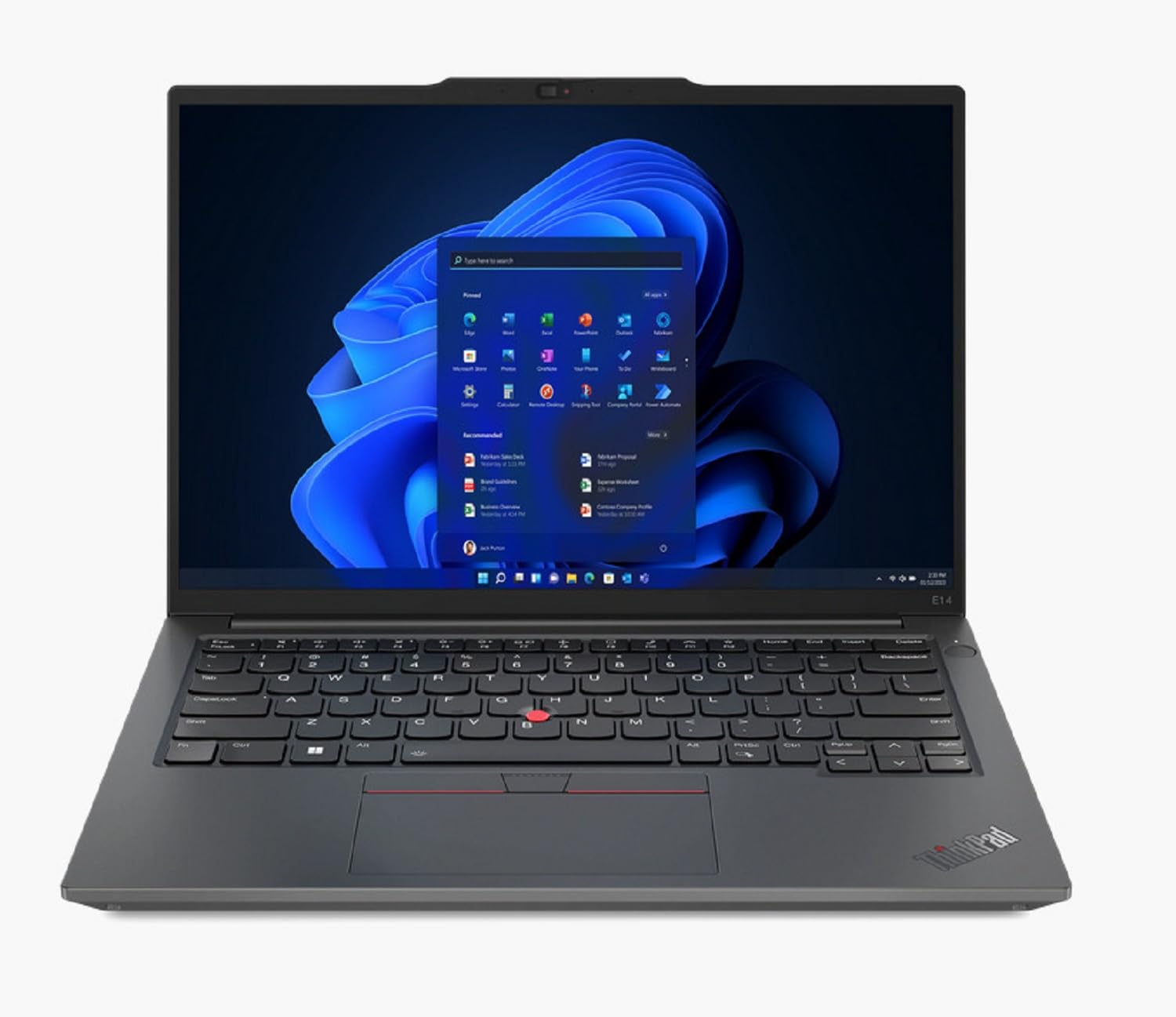 Lenovo Thinkpad E14 Gen 5 - Ordenador Portátil 14" WUXGA | Intel Corei5-​1335U | 8GB RAM | 256GB SSD | Integrated Intel UHD Graphics | Windows 11 Pro | 1 AÑO ONSITE + ADP Negro Teclado QWERTY Español
