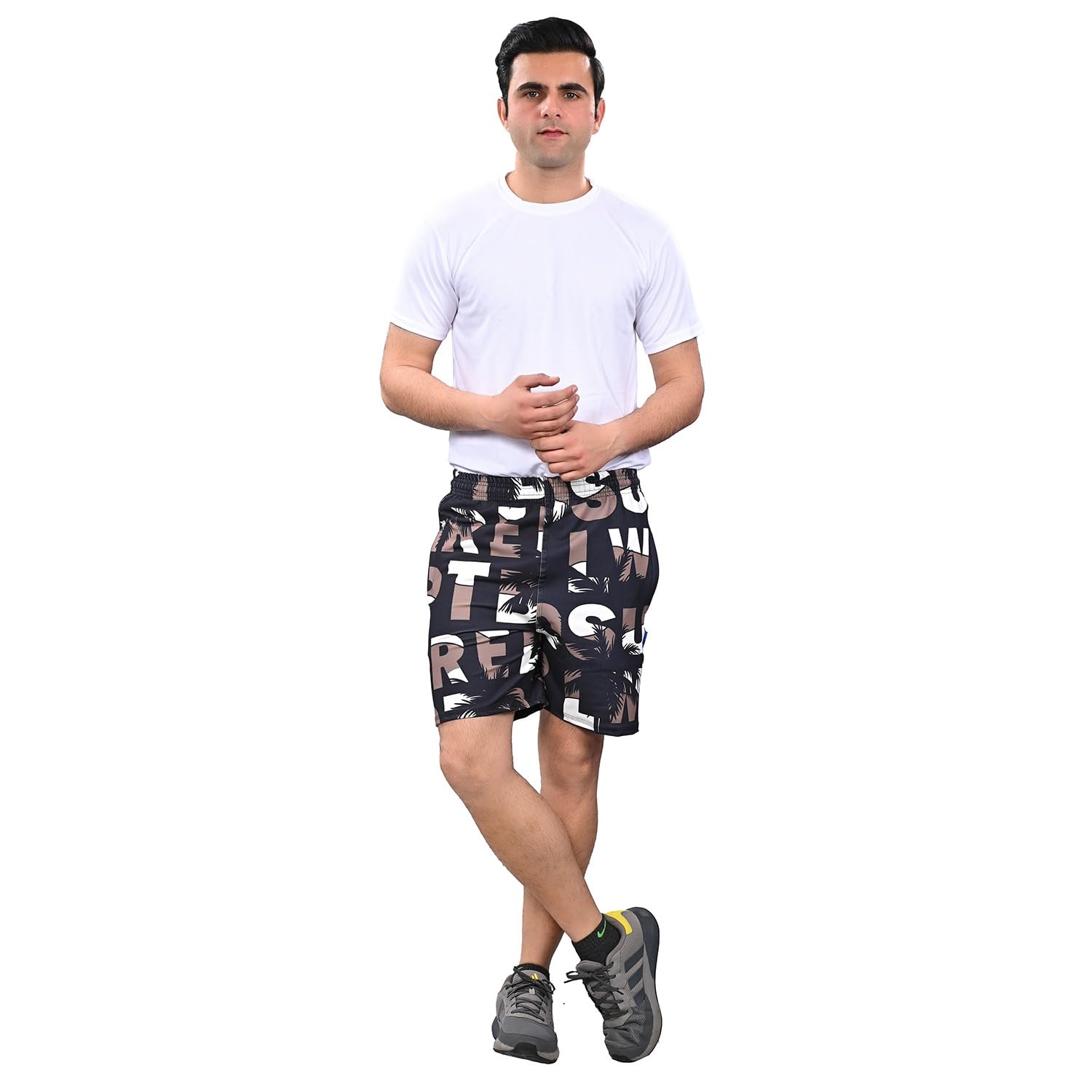 neocardin Mens & Boys Regural Fit Alpha Print Shorts-picture-30