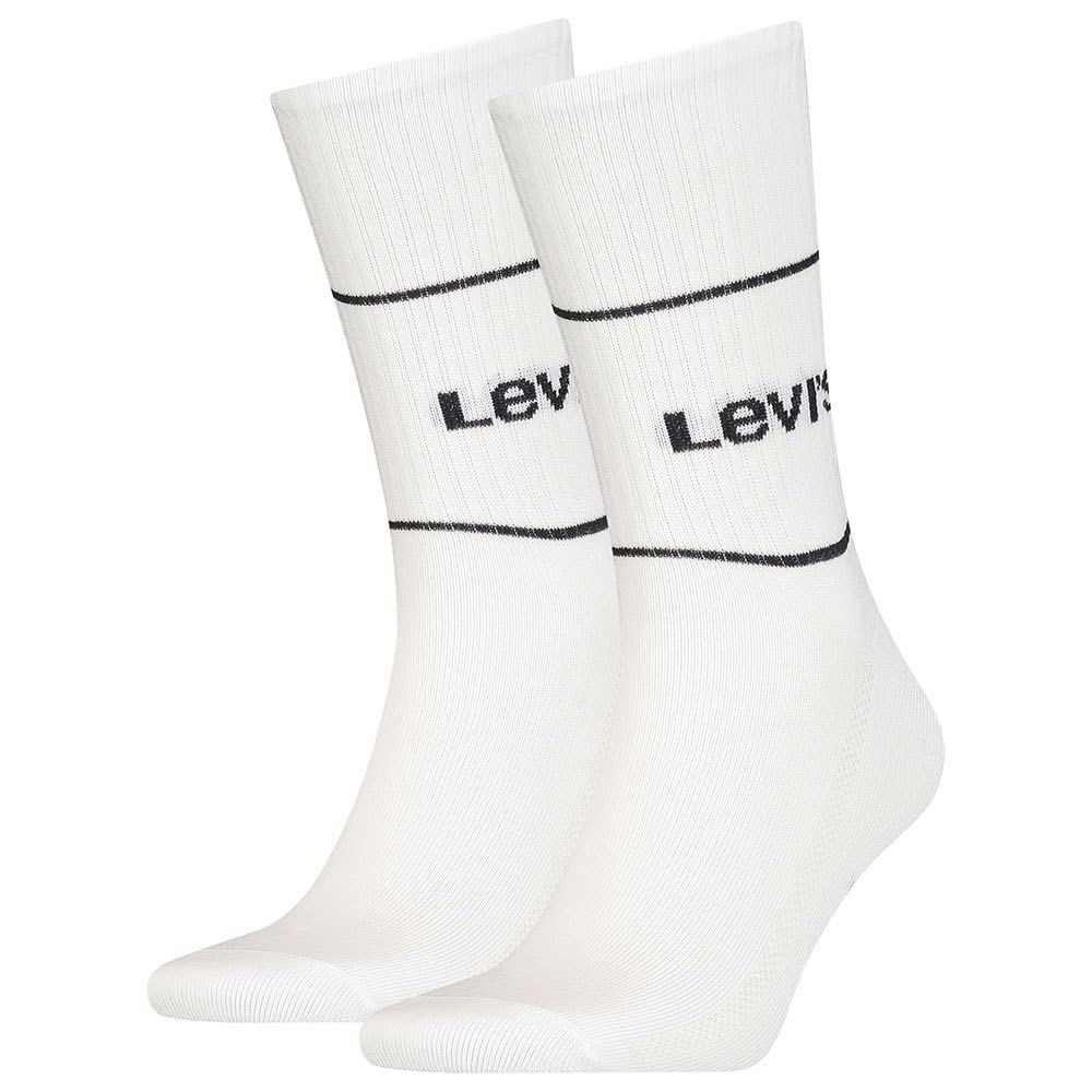 Levi's Short Sock, White, 43/46 (Pack of 2)