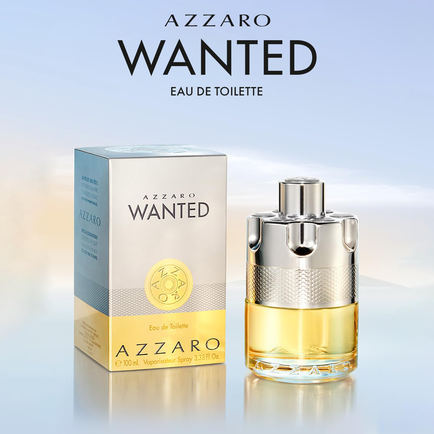 Azzaro Wanted Parfüm für Herren | Eau de Toilette Spray | Langanhaltend | Holzig-würziger Männer Duft | 100ML