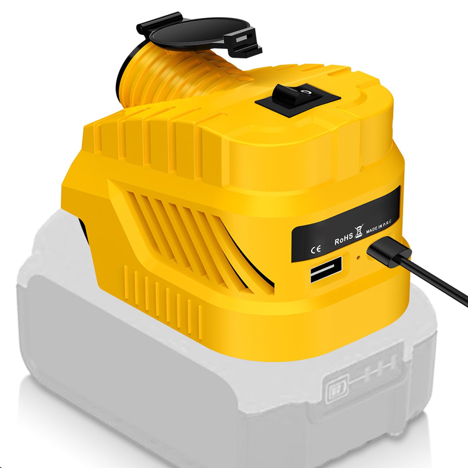 Evite sobrecargas con el conversor inteligente de baterías de 20V para USB 7
