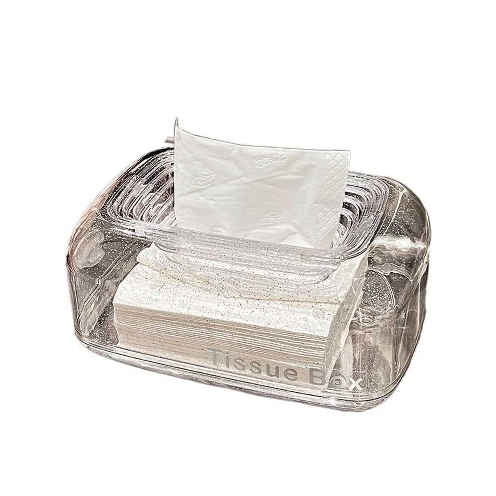 Tissue Box Holder Container Paper Dispenser Case Creative Desktop Table Decoration(2)