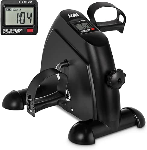 Mini Exercise Bike, AGM Under Desk Bike Pedal Exerciser Foot