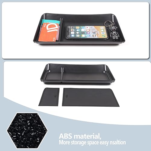 Miniatura 7 de HAPPYHORSE Bandeja de almacenamiento central automotriz compatible con Range Rover Sport 2023 + caja de almacenamiento inferior para consola