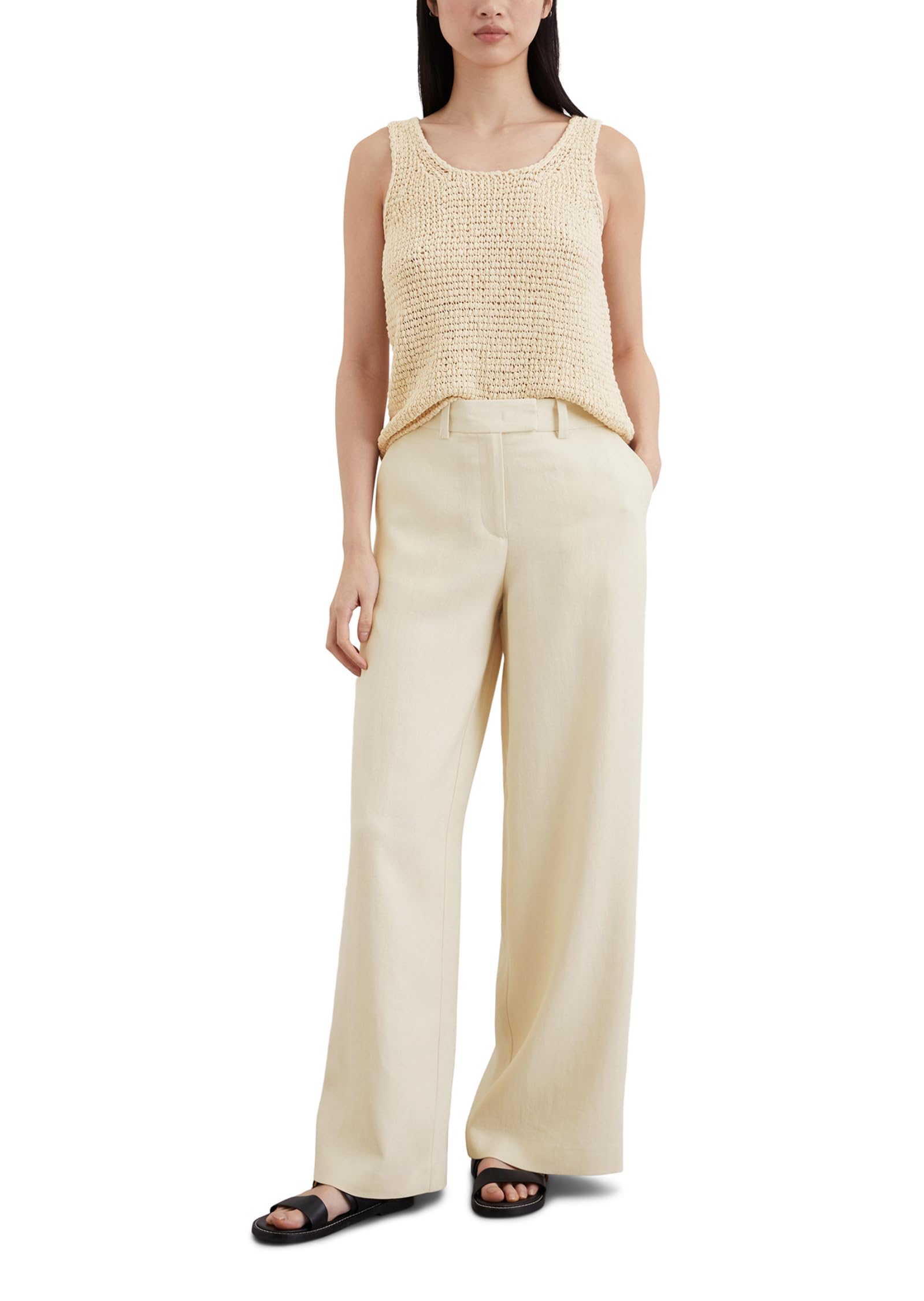 Marc OߴPolo Top de Punto de algodón orgánico Mujer Regular fit