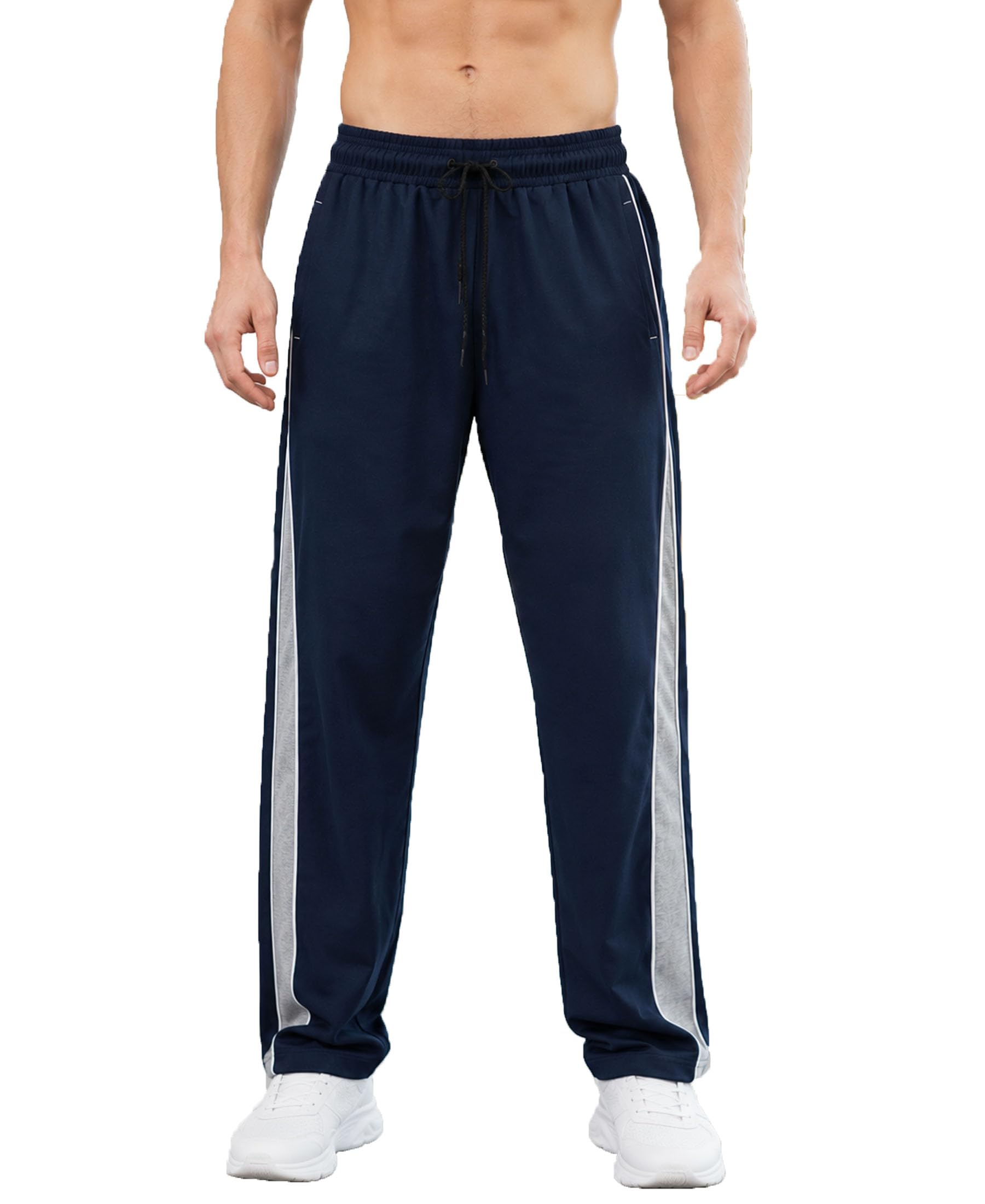 t t Men Premium Cotton Cut & Sew Track Pant |Straight Fit| Side Zipper Pocket|Ideal for Gym, Running, Lounge & Casual Wear-picture-42