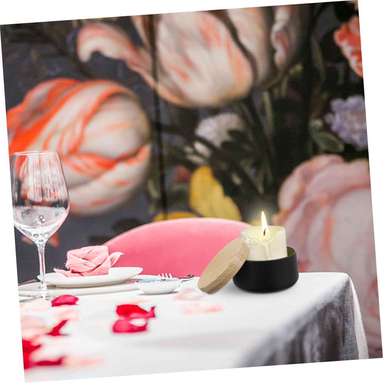 LIFKOME 8Pcs Tinplate Candle Cans Durable Storage Containers for Travel Home for Aromatherapy Present Giving for Parties Decorative Candle Making