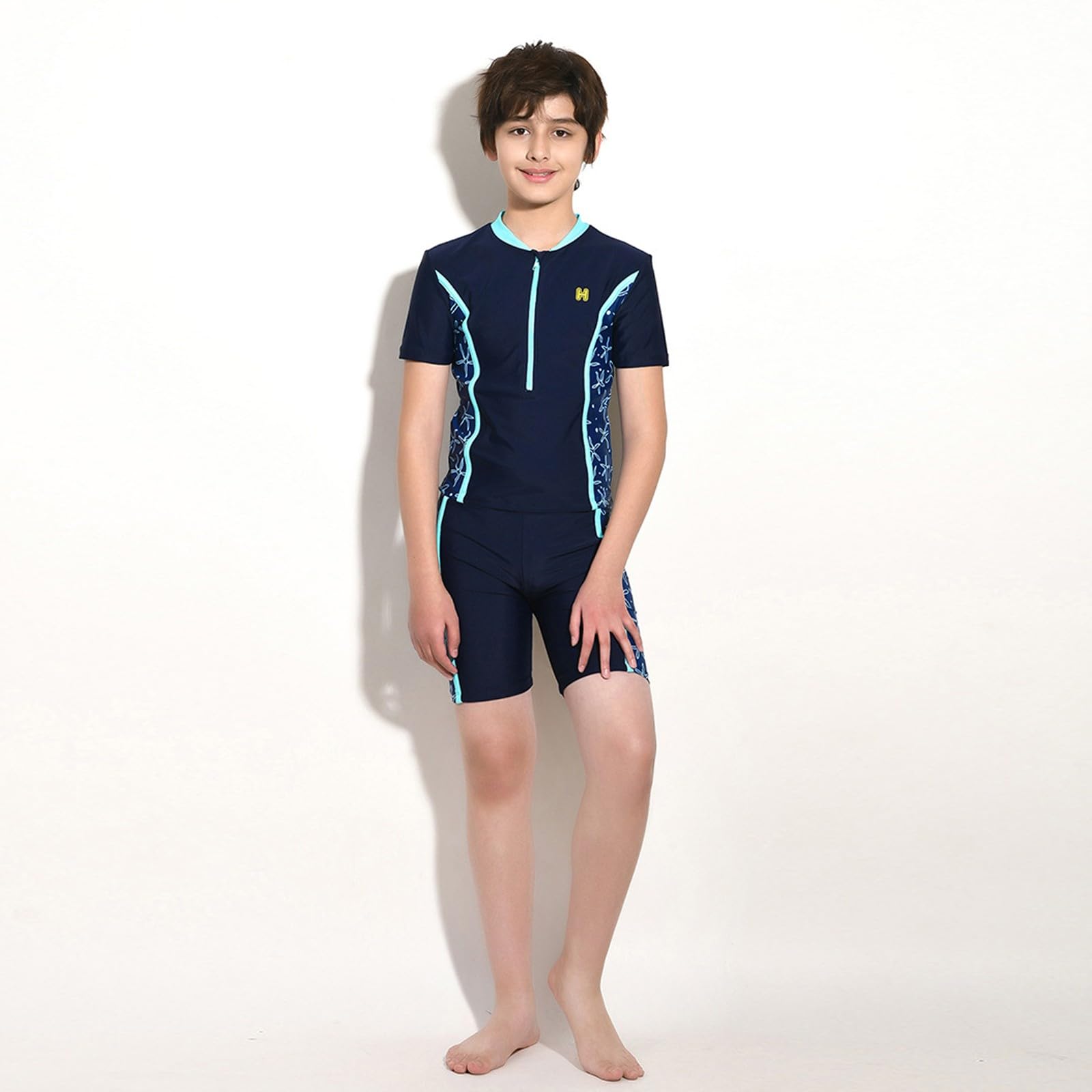 Maillot De Bain Une Pièce,Manches Courtes avec Chapeau De Soleil Une Pièce Vêtements À Manches Longues Vêtements De Plage D'Été Maillot De Bain 1 Pieces 2 Pieces 3 Pieces