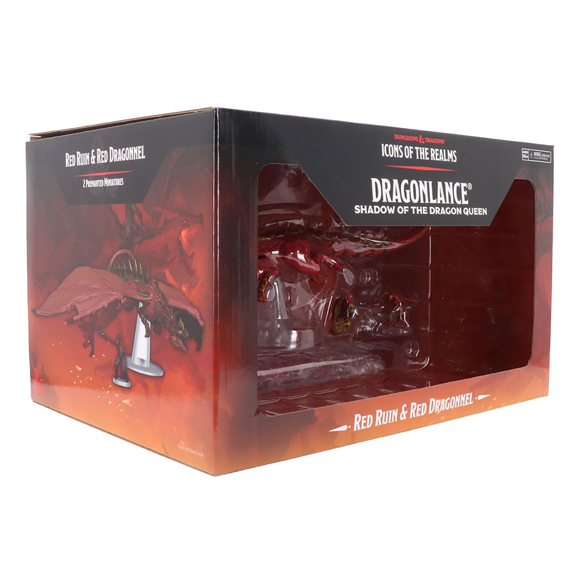 WizKids D&D Icons of The Realms: Dragonlance - Red Ruin & Red Dragonnel (set 25) Dungeons and Dragons Miniatures