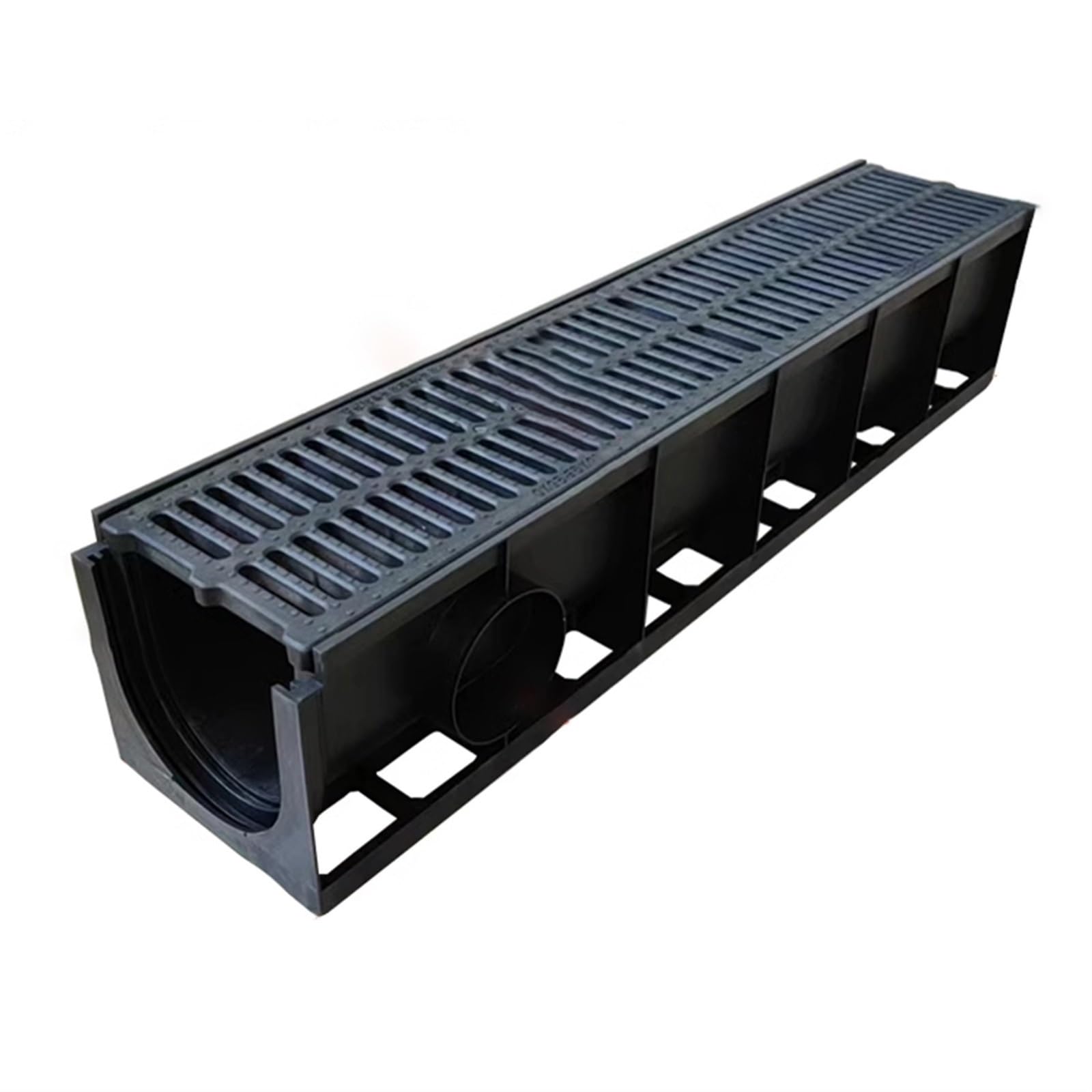 Drain de canalisation extérieure avec grille résine 40cm pour caniveau