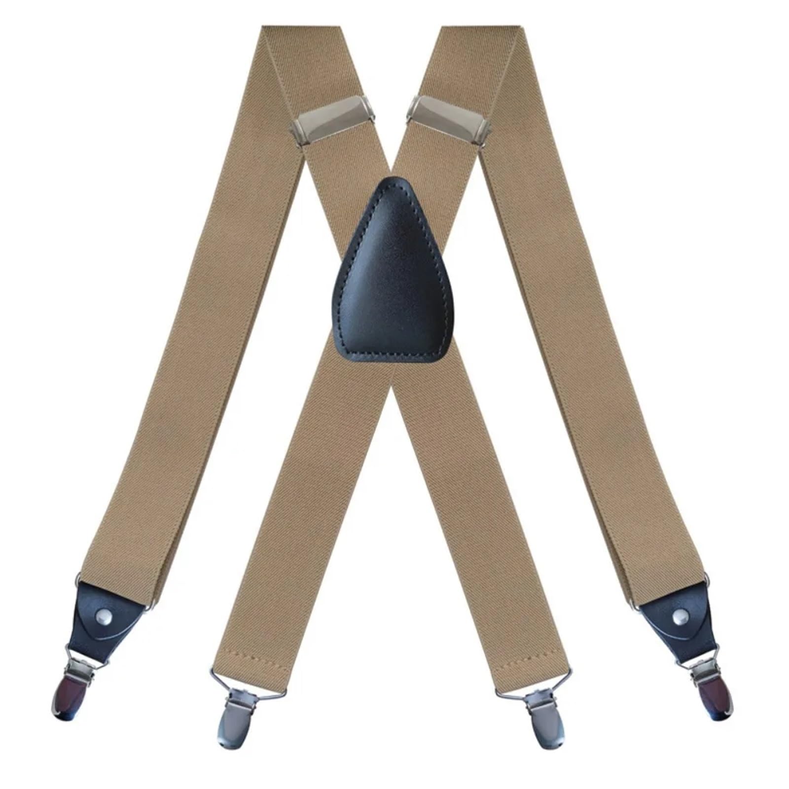 Tirantes Hombre Tirantes elásticos ajustables for hombre, resistentes, de 3,5 cm, con espalda en X y 4 clips, for pantalones para el Trabajo y Vestimenta Elegante