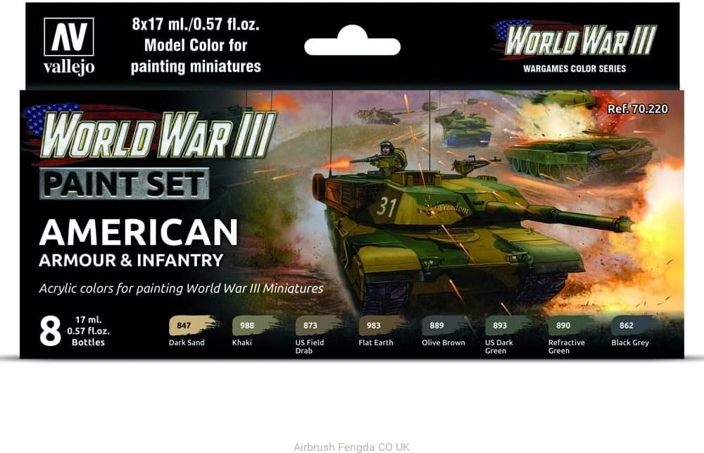 Model Color WWIII American Armour & Infantry