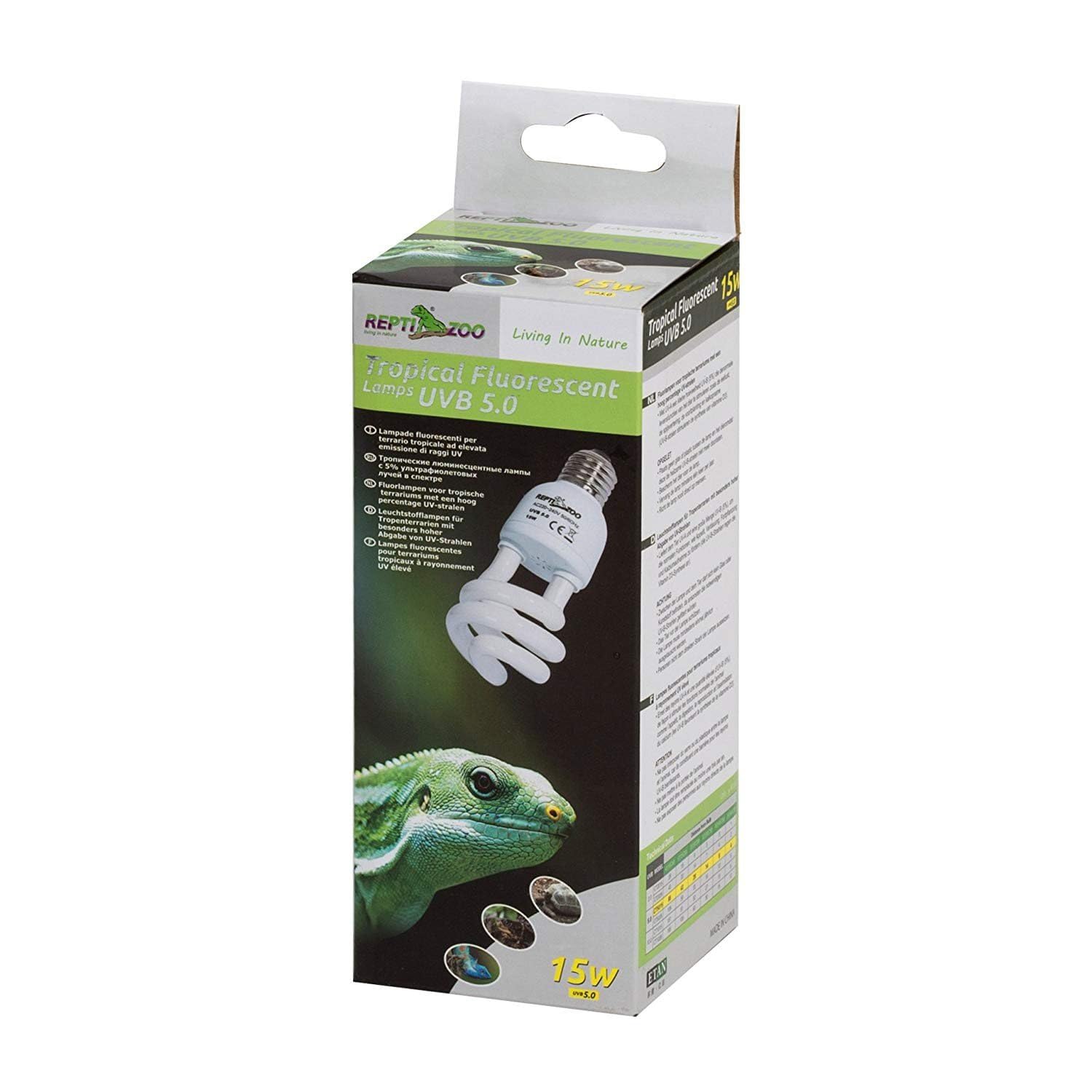 ReptiZoo CT5026 - Bombilla de bajo consumo UVB (UVB, 26 W)