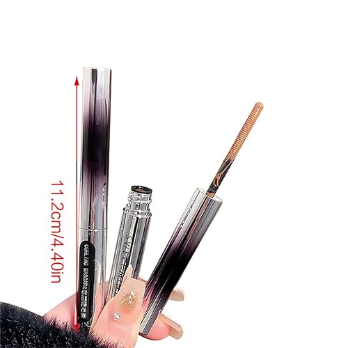 Miniatura 4 de Máscara de pestañas rizada, impermeable, resistente al sudor, alargamiento grueso, para niñas, mujeres, maquillaje, cosméticos, fibra de seda,