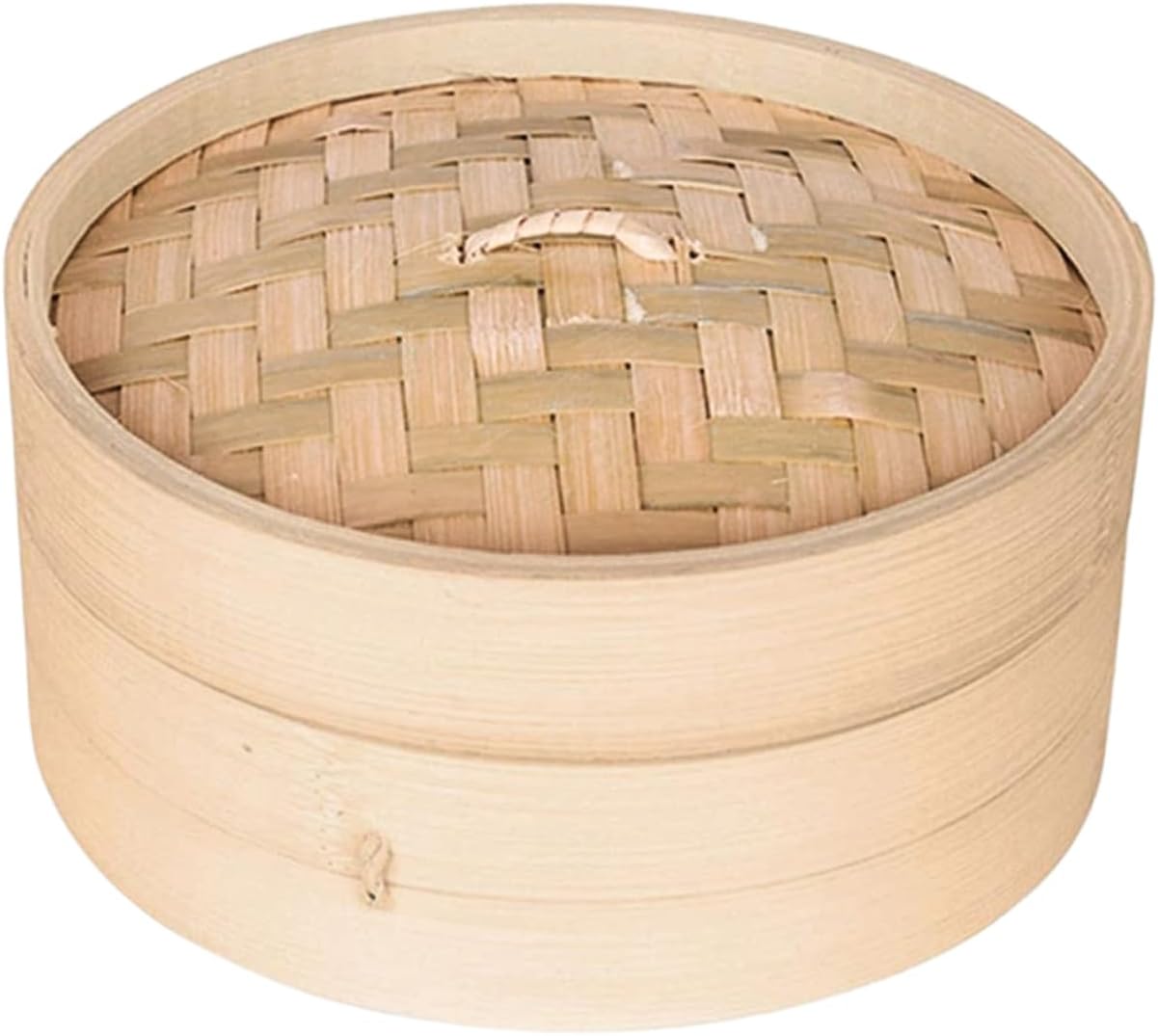 1Set Steaming Basket Covered Food Steamer for Dim Sum Dumplings Vegetables Fish Asian Kitchenware for Home Restaurant Use