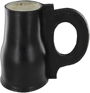 Handmade Leather Pale Ale Jacks Tankard