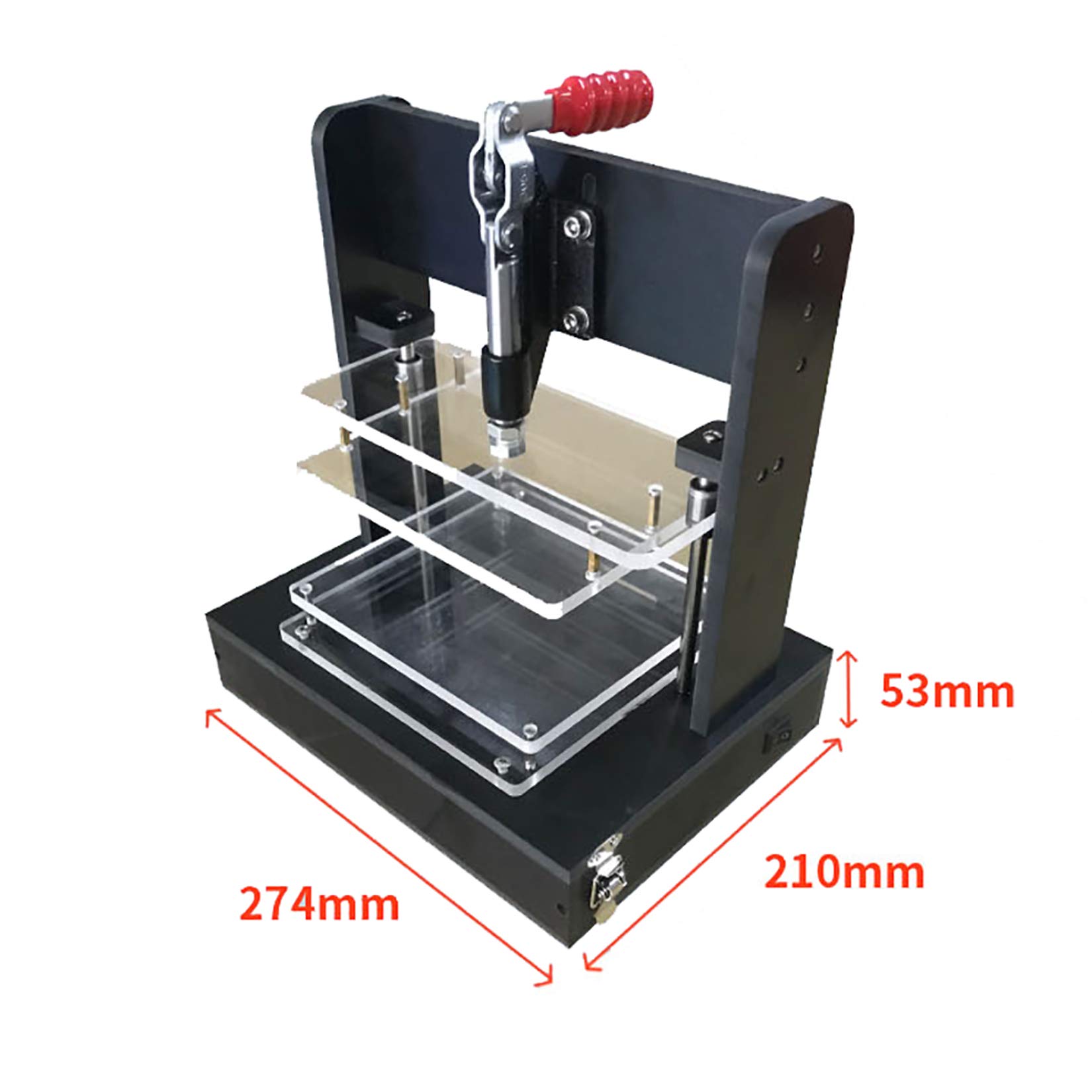 Toplionace PCBA Test Rack PCB Universal Embryo Frame Rack Placa de Circuito Accesorio de Prueba Jig (con 4 Tableros Acrílicos)