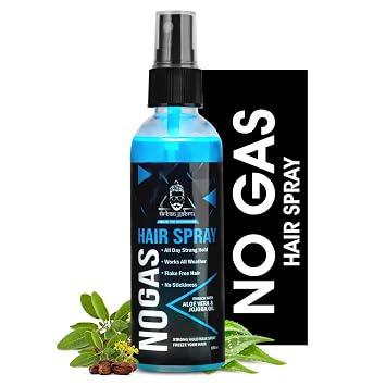 urbangabru Unlimited Hold No Gas Hair Spray 100 ml | Hair Styling & Hair Setting Spray | Paraben & Sulphate Free