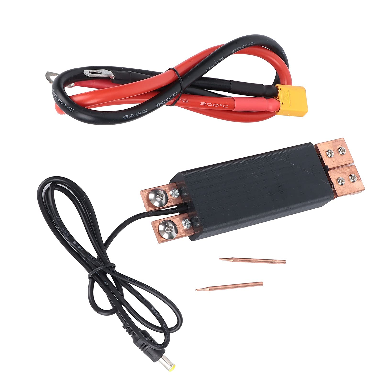 Fafeicy Kit de Soldador por Puntos Integrado con Lápiz, Gatillo de Una
