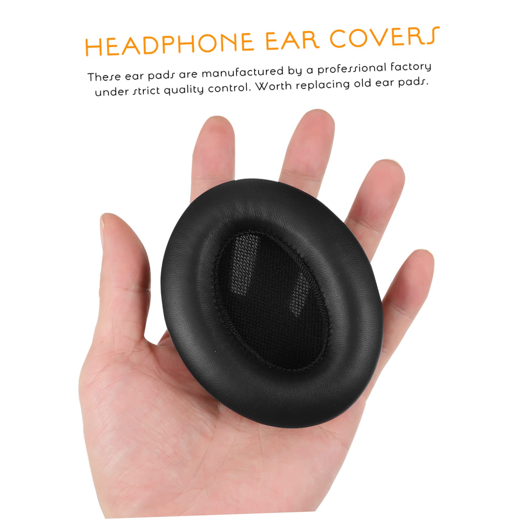 4 Paia Cuscinetti Auricolari Ricambio Compatibili con Cuffie Pad per Cuffie Ear Facile Installazione e Resistente Urti