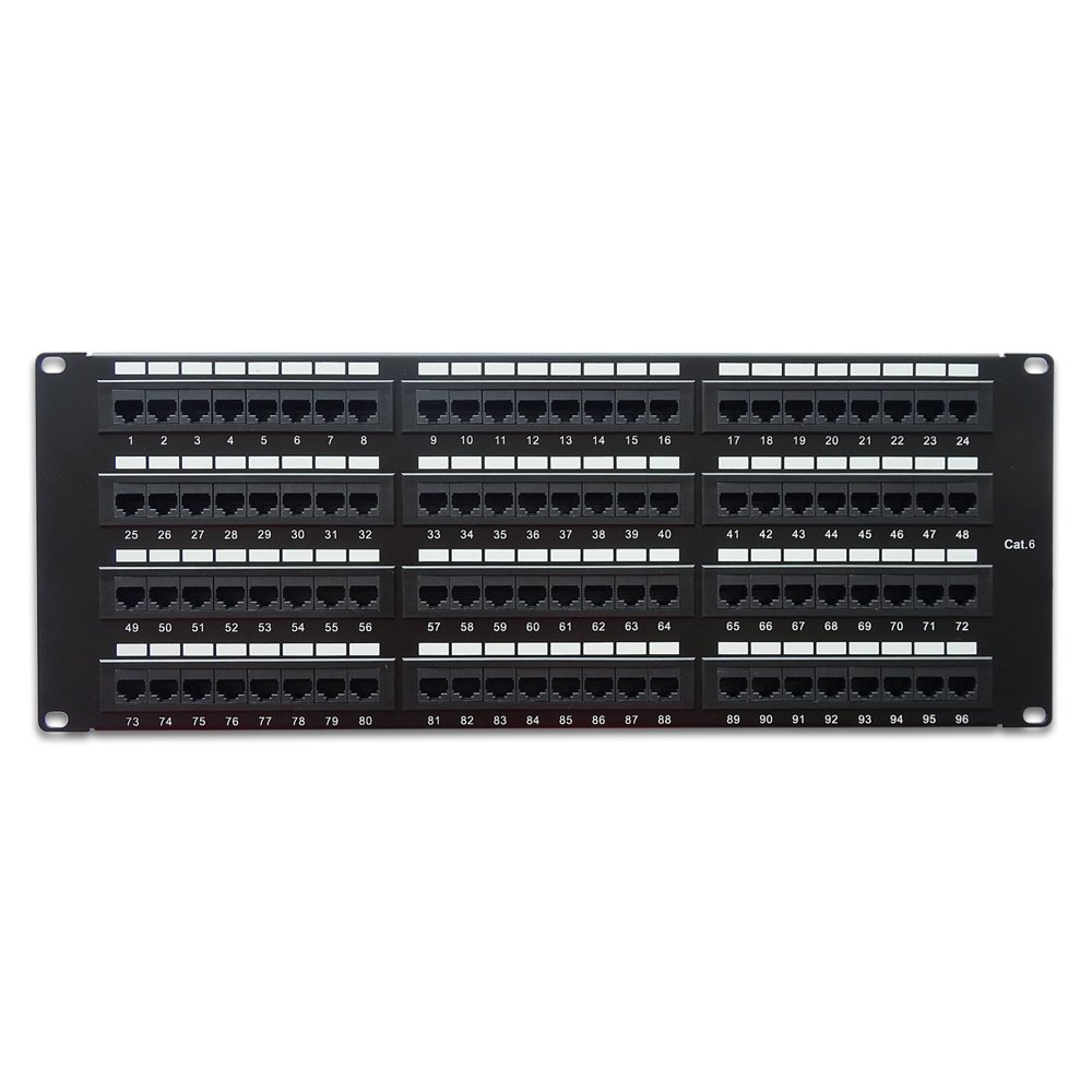 Cable Central LLC (10 Pack) Cat.6 110 Type Patch Panel 96Port Rackmount