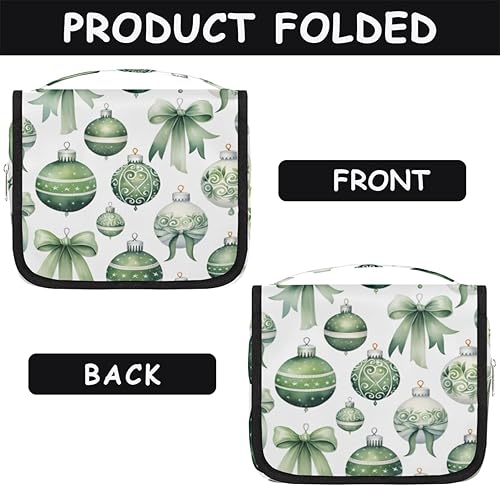 Miniatura 6 de Fun Christmas Style Toiletry Bag for Women, Travel Makeup Organizer with Hanging Hook, Traveling Cosmetic Bags for Toiletries Accessories