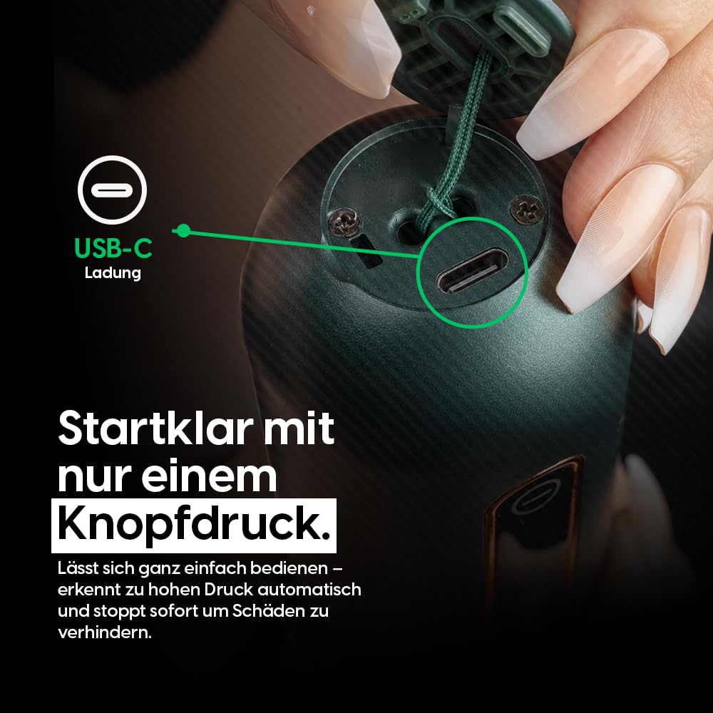 STARKFELD® STARKGUN® – Leistungsstarke Massagepistole für Tiefengewebe | Leise & Effizient (Schwarz, Mini)