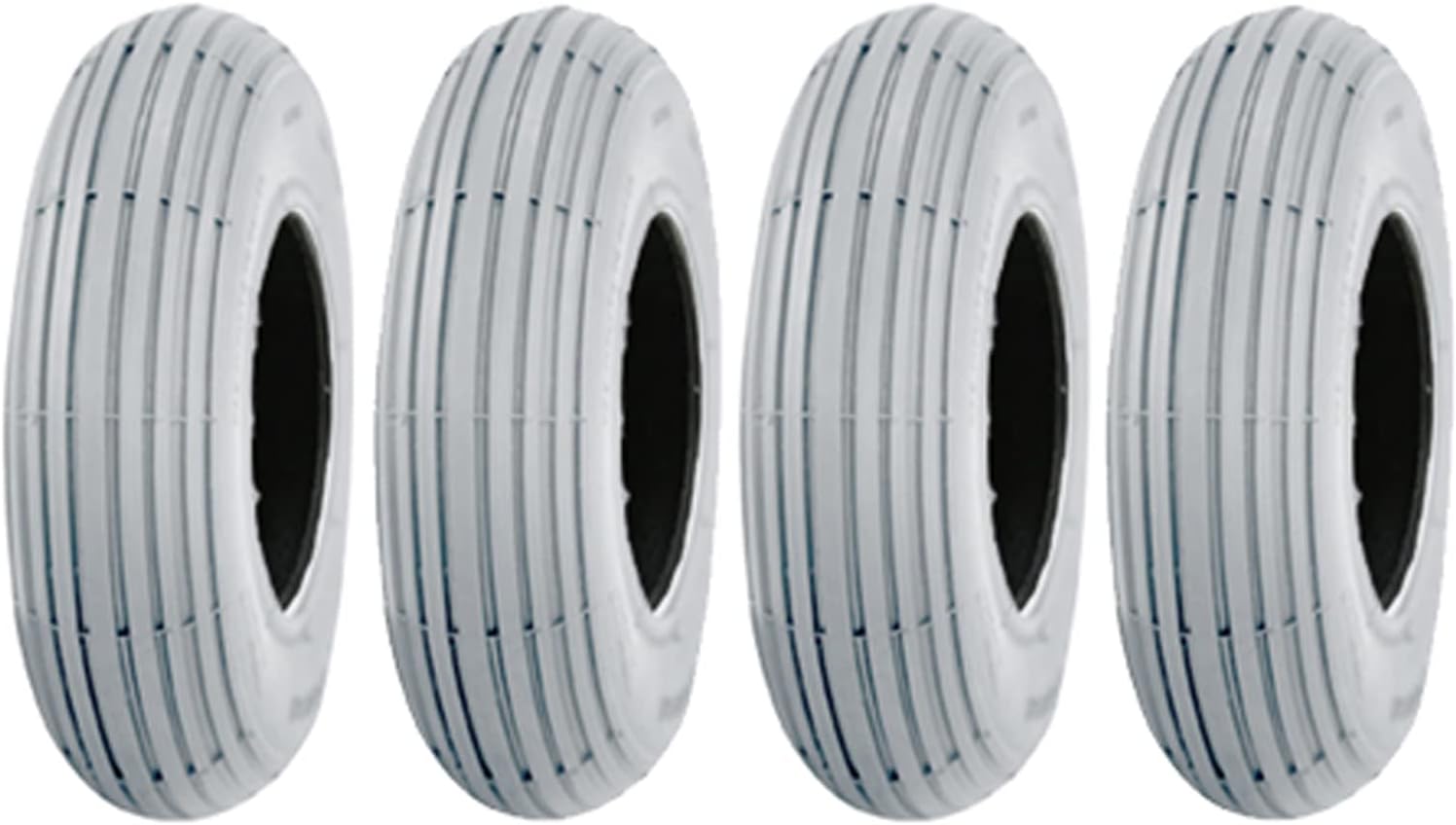 200x50 Grey Mobility Scooter Tyre Ribbed Tire Non Marking Wheelchair