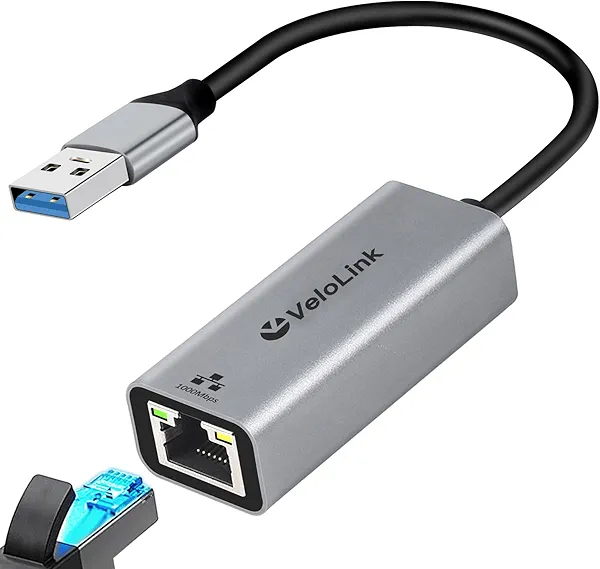 USB to Ethernet Adapter,Ethernet to USB,USBA to RJ45 for Nintendo Switch 2 or 1,Gigabit Ethernet to USB3.0 Adapter, 1000MBPS LAN Network for Laptop, MacBook,Chromebook,Surface, Desktop,PC and More