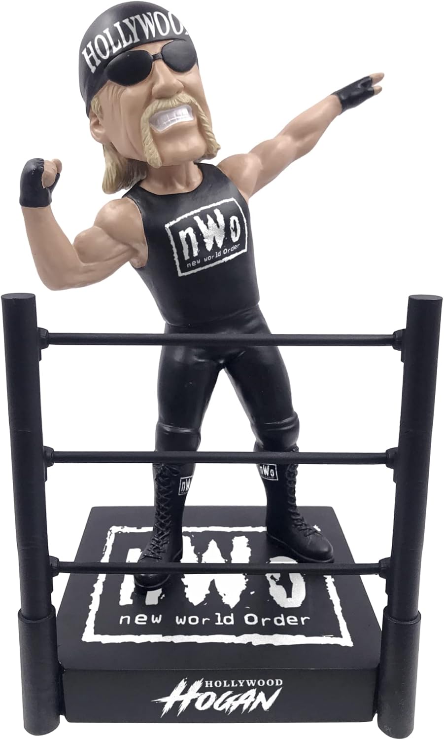 FOCO "Hollywood" Hulk Hogan (NWO) WWE Ring Base Exclusive Bobblehead #/360