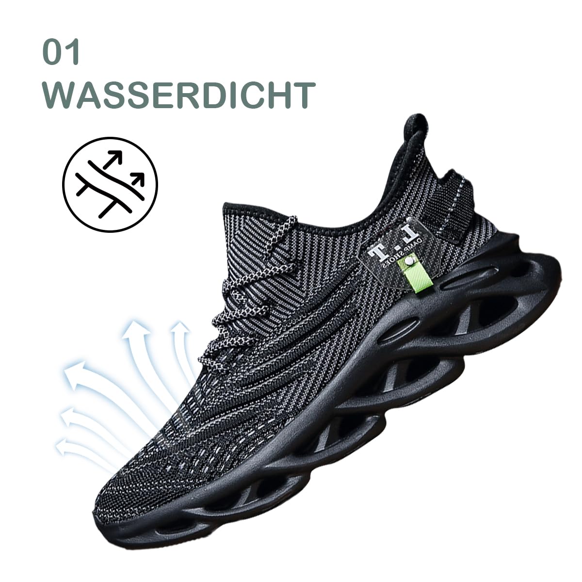 Modne, swobodne buty do biegania do fitnessu, trampki dla mężczyzn, lekkie, oddychające, do wędrówek, pracy, antypoślizgowe, miękkie, wygodne, odporne na zużycie buty tenisowe