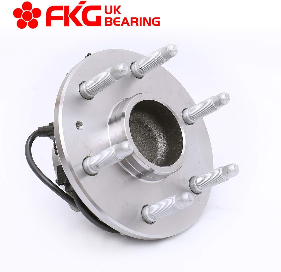 FKG 515054 (2WD ONLY) Front Wheel Bearing Hub Assembly for Chevy Avalanche Silverado Suburban (1500) Express 1500 2500 Tahoe, GMC Sierra 1500 Savana 1500 2500 Yukon, Cadillac Escalade, 6 Lugs Set of 2
