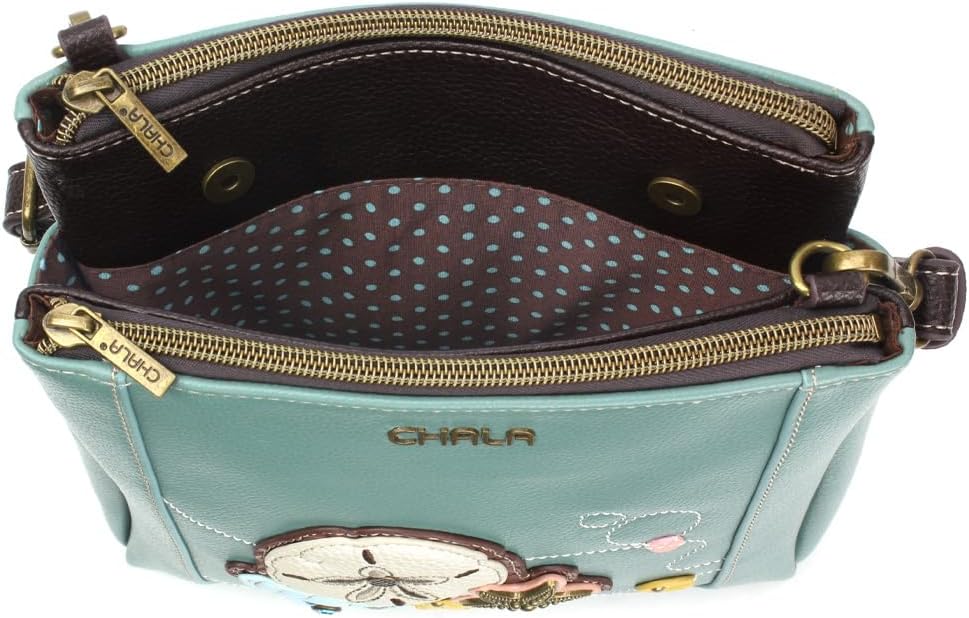 CHALA Merry Messenger RFID Protected Women Faux Leather Shoulder Purse with Adjustable Crossbody Strap | RFID Protected, Faux Leather - Image 5