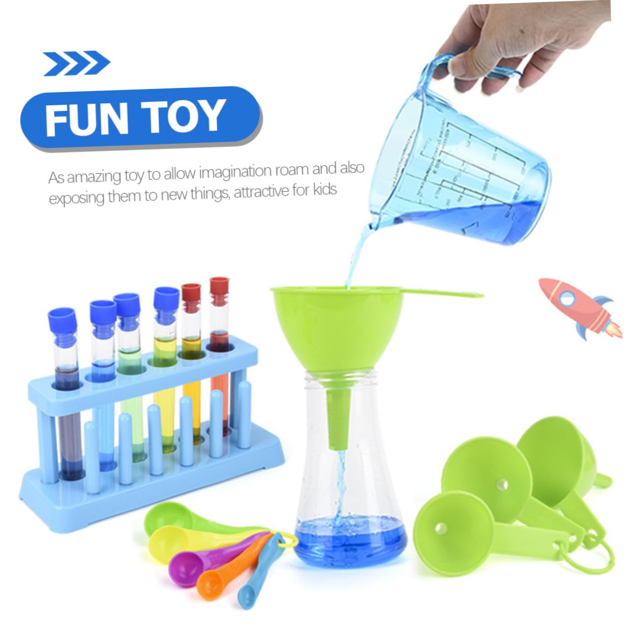 Toddmomy Kit Scientifique pour Garçon Fille Kit De Chimie Et Jouets Expériences De Laboratoire