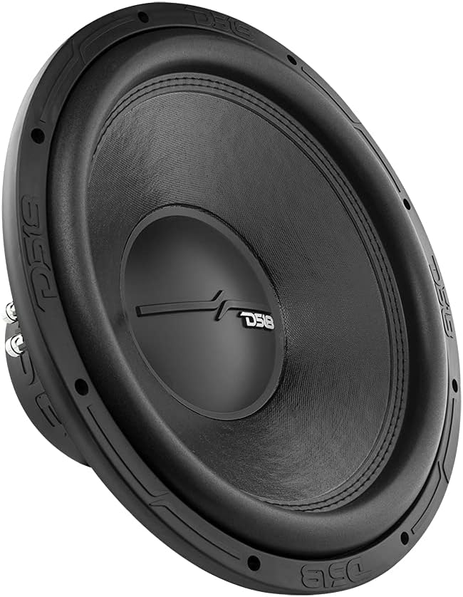 DS18 ZR15.2D Elite-Z 15" Car Subwoofer 1800W Watts Dual Voice Coil 2-Ohm DVC 2+2 Ohm (1 Speaker), Black