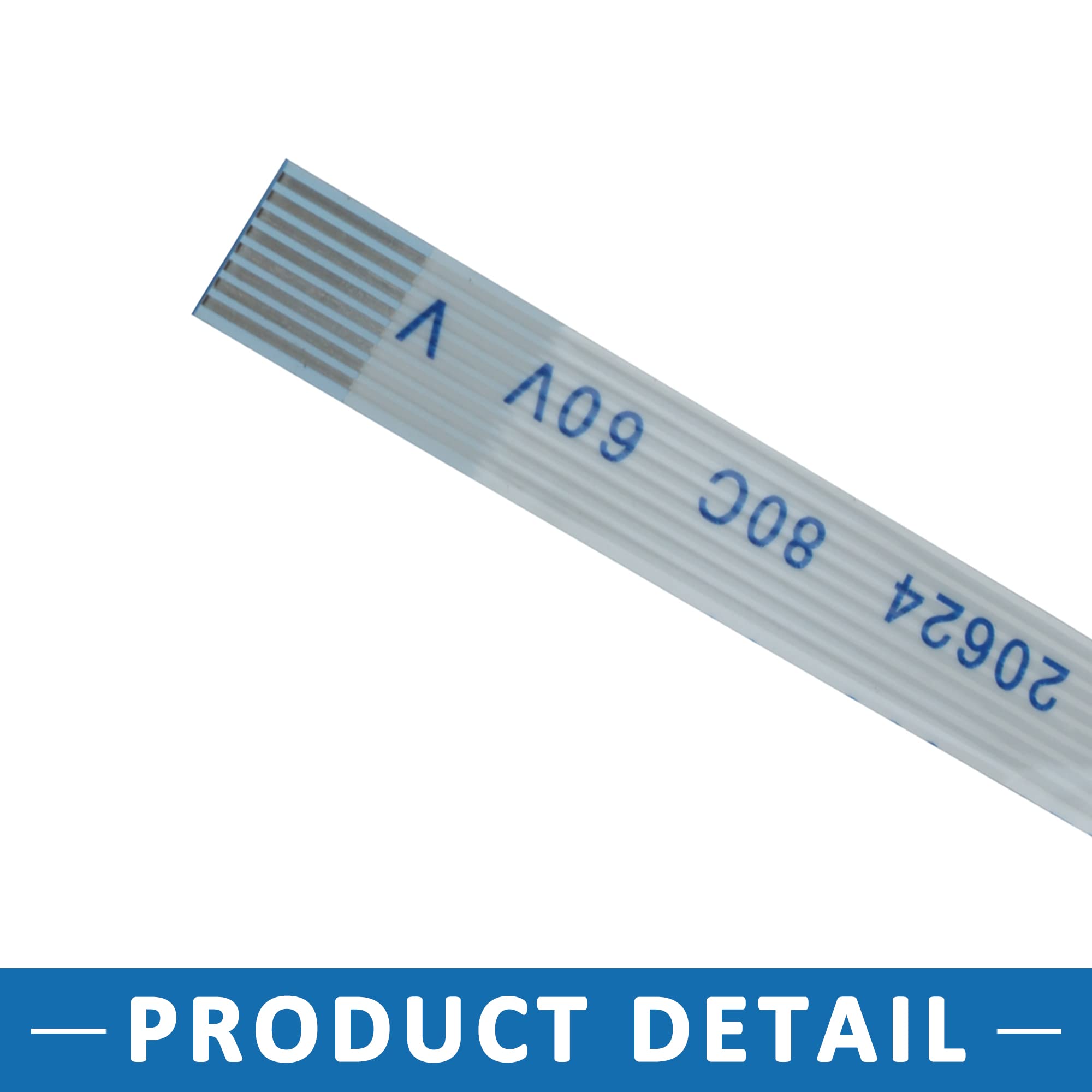 A ABSOPRO Piatto Cavo Flessibile 200mm 0.5mm Passo 8 Pin AWM 20624 80C 60V