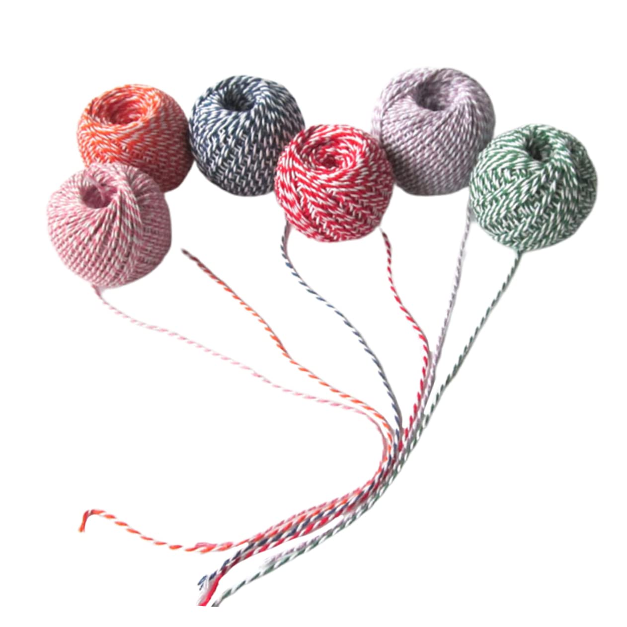EXCEART Lot de 14 Ficelles Couleur en Jute, Corde de Jute Tressée, Plus Épaisse et Résistante, Pratique pour Jardinage et Emballage Présent, sans Abîmer Les Objets Couleur Aléatoire
