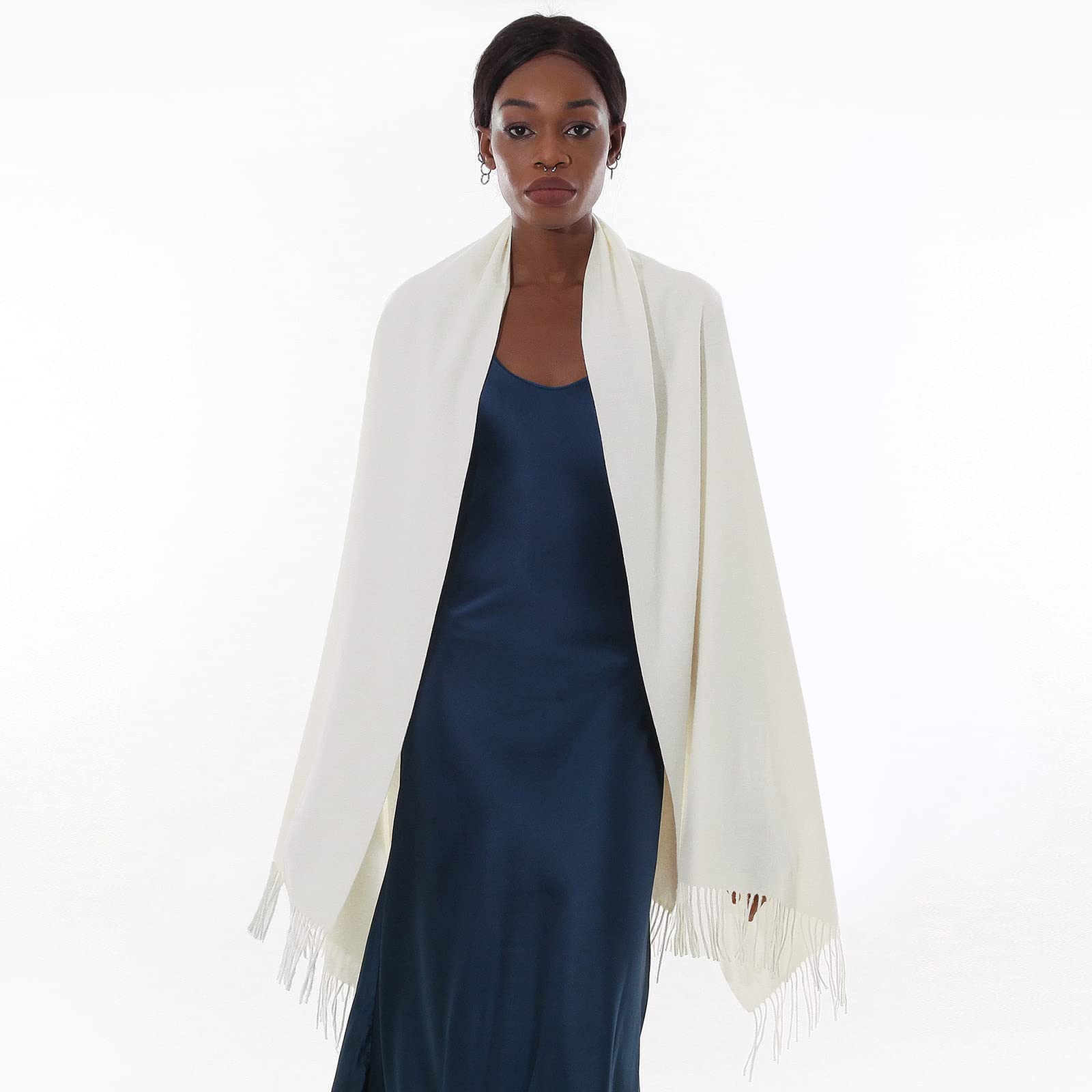 Sciarpa Pashmina Donna Invernale Scialle Sciarpe Elegante Cerimonia Grande Stole Foulard Scialle da Abito Sera