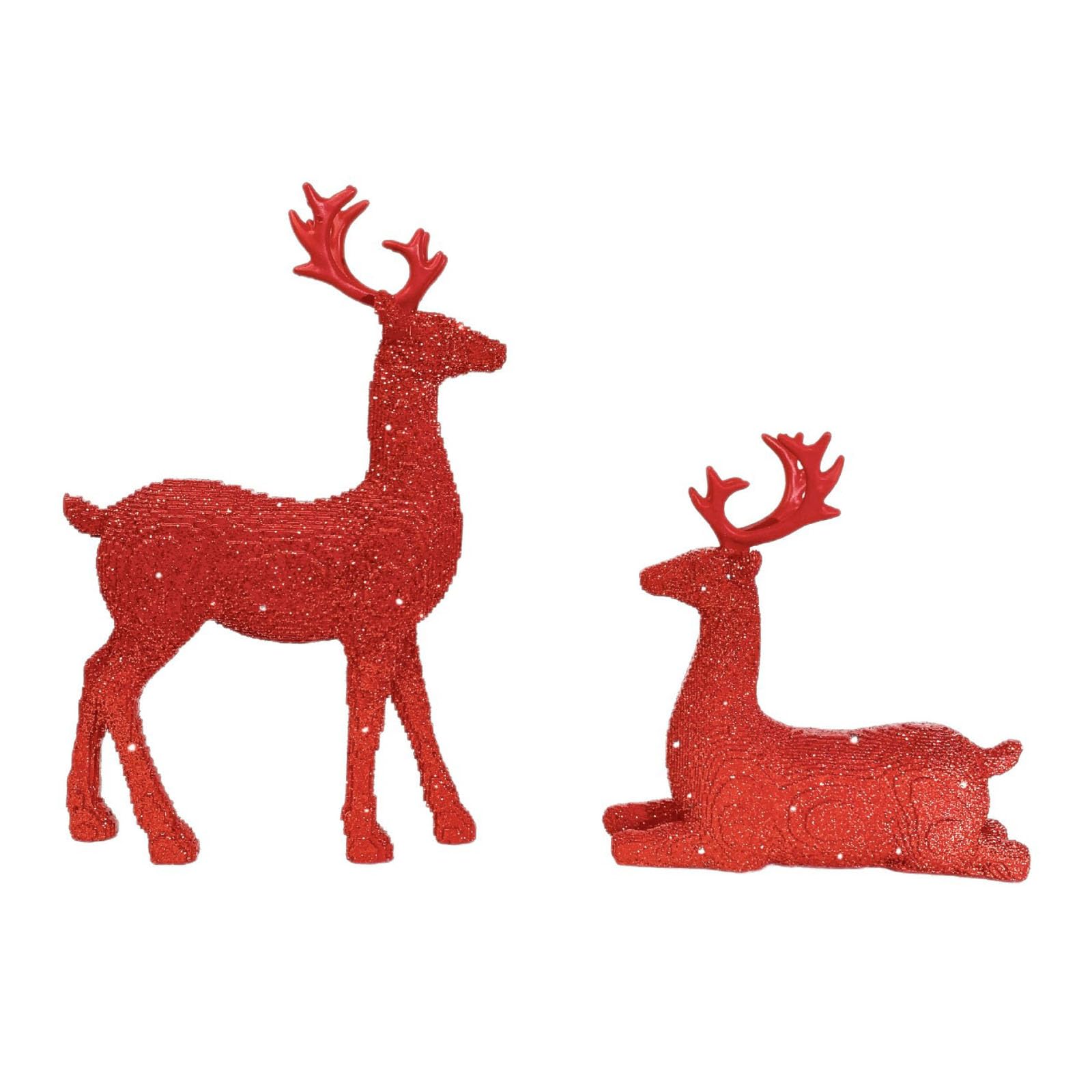 Jazuaiao Deer Deck Permanent Rosin Craft Holiday Highlight for Firepit Worktop Inside Christmas Displays Christmas Deer Deck
