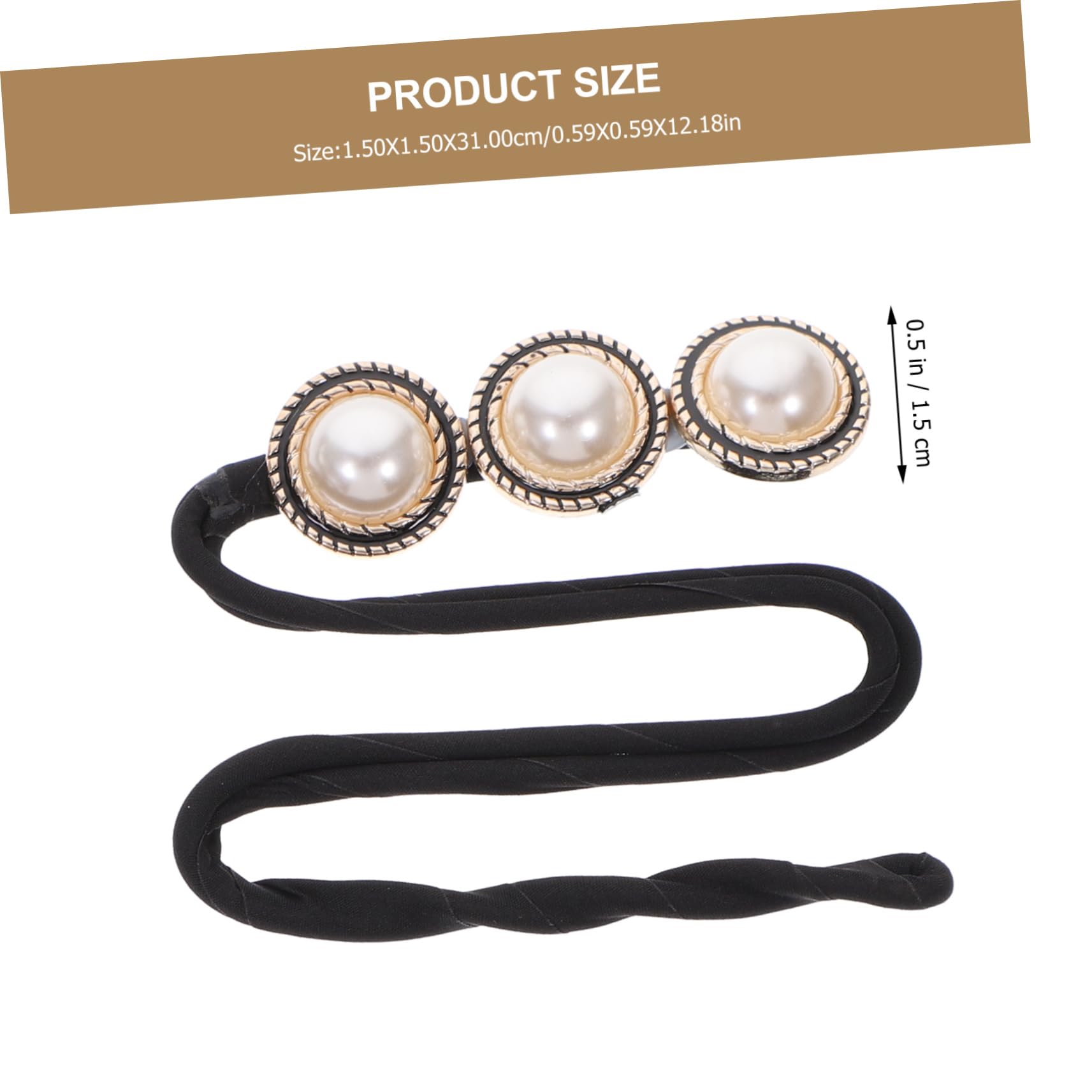 Didiseaon 12piezas Herramienta Para Hacer Moños De Pelo Perlas Accesorio De Para Mujeres y Para Ocasiones y Actividades