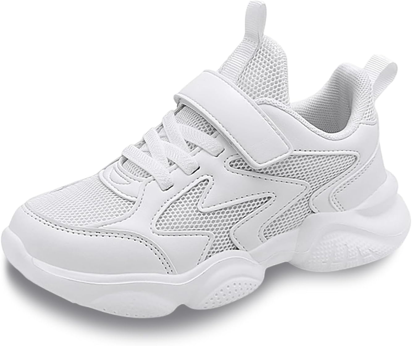 Kids Lightweight Running Shoes Flexible Non Slip Comfortable School Athletic Sneakers for Boys Girls Aged 4-14