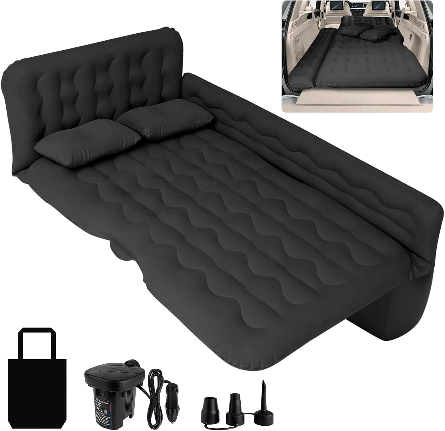 Dsmtousa SUV Air Mattress Camping Bed Car Mattress Back