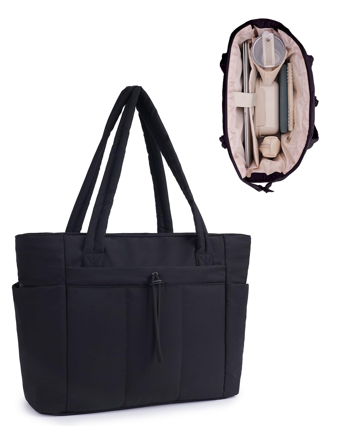 Wandering Nature-Tragetasche für Frauen, gepolsterte Handtaschen für die Arbeit, Reisen und Krankenschwestern