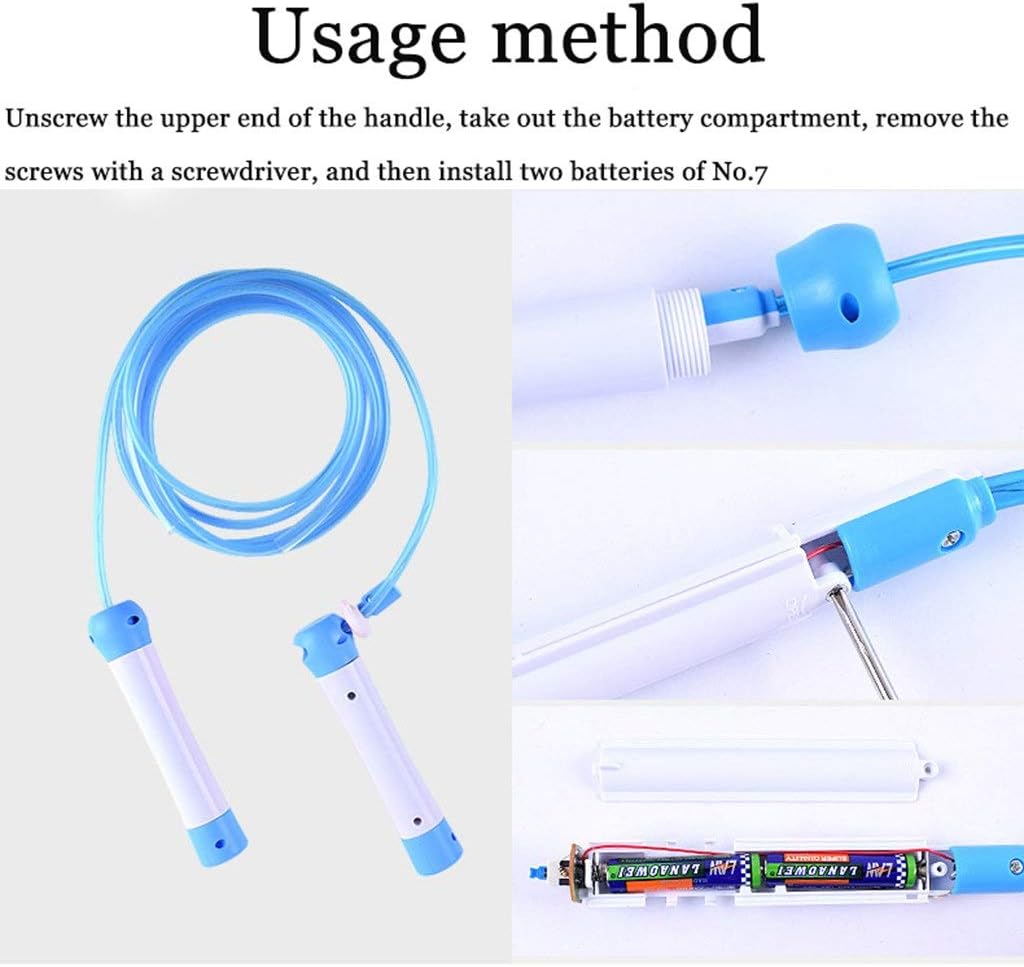 Jump Ropes Led Skipping Kids Children Single Luminous Body Exercise Fitness Light Up