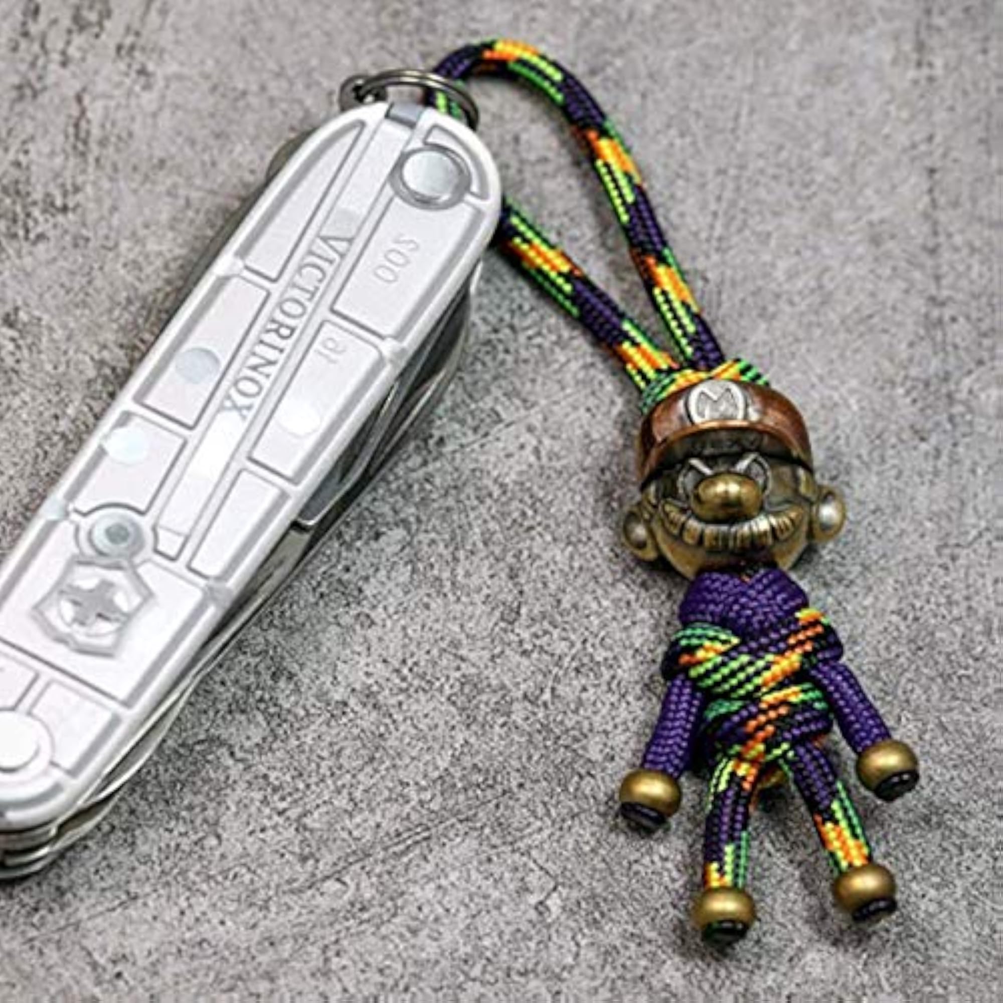 Paracord Beads Handcrafted Super Mario Charms for Crafts