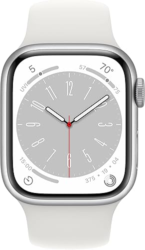 Miniatura 17 de Apple Reloj Serie 8 [GPS, 1.614 in] - (Producto) Caja de aluminio ROJA con (Producto) Correa deportiva ROJA, M/L (renovado)
