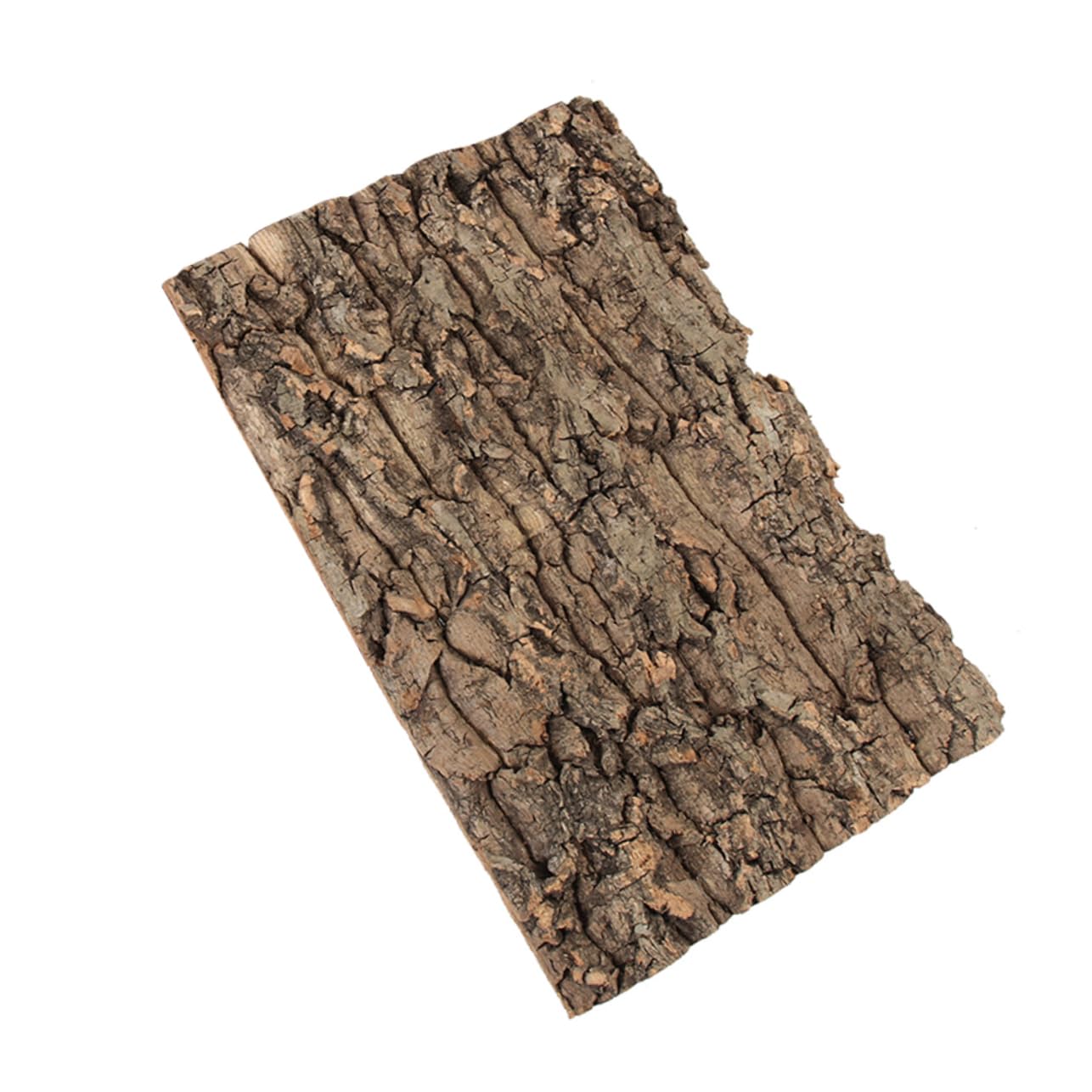 Mipcase Reptile Habitat Snakes Lizards Decor Natural Cork Board Driftwood Platform Bask Bark Supply for Small Aquarium