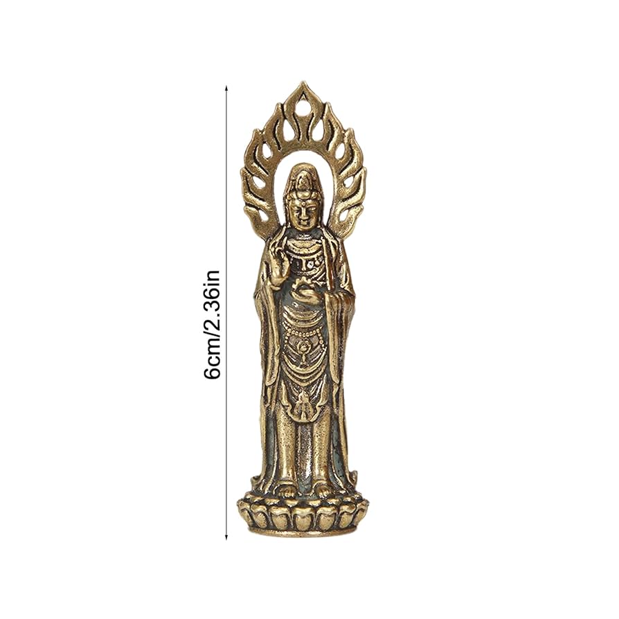 Amazon｜Gwtdtoad 観音像,観音像,観音像仏像工芸品 | 仏像2.4